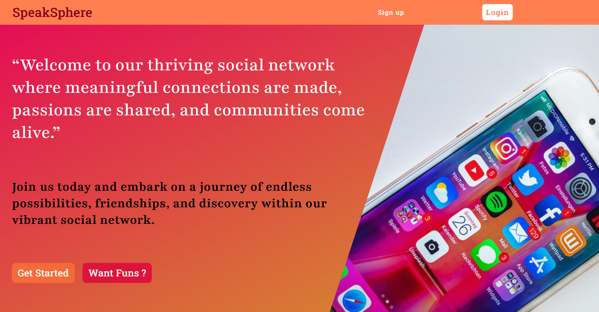 an icon of the website's speaksphere